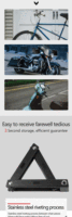 Verrou intelligent ZOLi avec code QR, alarme GPS pour vélo, contrôle par application GPRS, compatible scooter