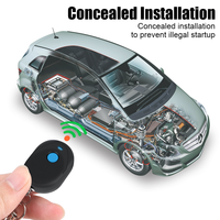 Kit de coupure de circuit intelligent anti-détournement Télécommande de voiture Système d'accès sans clé 12V Déverrouillage automatique Dispositif d'immobilisation