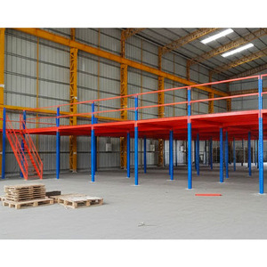 重型钢结构夹层楼板系统支撑式夹层平台多层仓库仓储货架系统 - Product Image 2