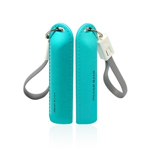 2021 Cadeaux promotionnels Banque D'alimentation Portable 2000mAh 2200Mah 2600mAh Mignon Mini Intégré dans la Banque De Puissance De Câble - Product Image 2