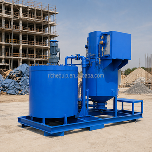 เครื่องผสมปูนซีเมนต์ RMA500-1000E ขนาด 500 ลิตร 1000 ลิตร สำหรับงานกันซึม ปิดรอยรั่ว ฉีดปูนในโครงการก่อสร้างอ่างเก็บน้ำใต้ดิน - Product Image 4