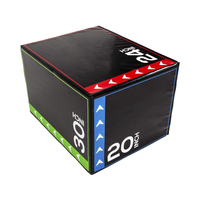 Cajas pliométricas de espuma de PVC 3 en 1 Equilibrio Ejercicio Entrenamiento físico Caja de salto pliométrico de alto rebote
