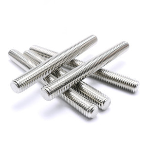 HSL aço inoxidável polido Stud DIN975 Hastes roscadas M3-M48 tipo de parafuso sextavado com parafusos padrão GB