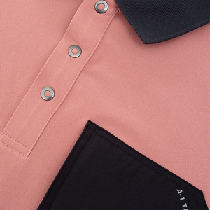 เสื้อโปโลแขนสั้นผู้ชาย A-1 รุ่นซัมเมอร์ ทรงปกติ สีพื้น มีกระเป๋า แห้งเร็ว ระบายอากาศได้ดี ผ้าถัก โพลีเอสเตอร์ 100% - Product Image 5
