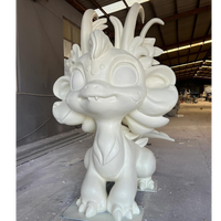 Figura de FRP de fibra de vidrio de tamaño real personalizada, estatuas de jardín, escultura, personaje de parque, servicio de impresión 3D