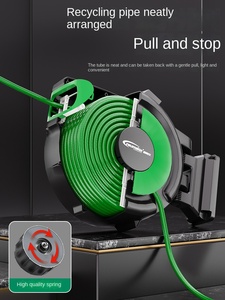 LEE-DING Carrete Retráctil Universal para <span class=keywords><strong>Manguera</strong></span> de Gas/Aire/Agua/Eléctrica, con Extensión y Contracción Automática, Herramientas para Neumáticos - Product Image 3
