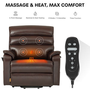 500 LBS Kapazität Power Lift Stuhl für große und große Benutzer, mit 4-Punkt-Massage & Wärme, 170 ° Deep Recline für Ganzkörper entspannung - Product Image 3
