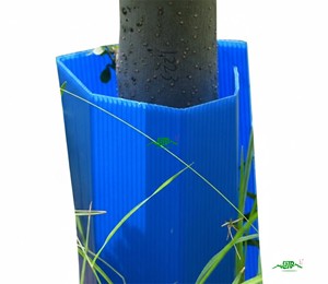 Protecteur de tronc d'arbre en plastique ondulé, <span class=keywords><strong>plaque</strong></span> de protection d'arbre en PP avec service de découpe sur mesure - Product Image 3