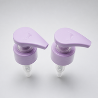 PPWR 28/410 PP Pompe distributrice de lotion gauche/droite pour flacon de lotion ou de shampoing 1,5 cc/t avec fermeture nervurée lisse