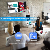 Équipement intelligent interactif de tableau blanc de Multi-contact de Digital de 65 pouces pour des sessions multi-utilisateurs de tableau blanc