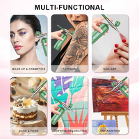 Offre Spéciale Nano pulvérisateur de brouillard injecteur d'oxygène Portable Mini compresseur d'air peinture pistolet aérographe pour Nail Art tatouage artisanat gâteau