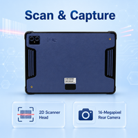 Qualcomm 6115 10.1 Inch Industrial Rugged Android 16 PDA Tablet Genggam Tangguh 4GB RAM 64GB ROM Mendukung Pemindai Barcode 1D 2D
