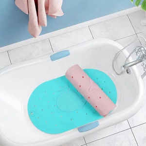 Factory <strong>Non</strong> <strong>Slip</strong> Anti Bacterial Massage Silicone <strong>Bathtub</strong> Bathroom <strong>Mat</strong> Bath Shower <strong>Mat</strong> for Tub Bathroom - Product Image 3