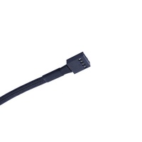 4 Pin Casing Konektor PWM, Kabel Daya Ekstensi untuk Komputer CPU 12 Inci