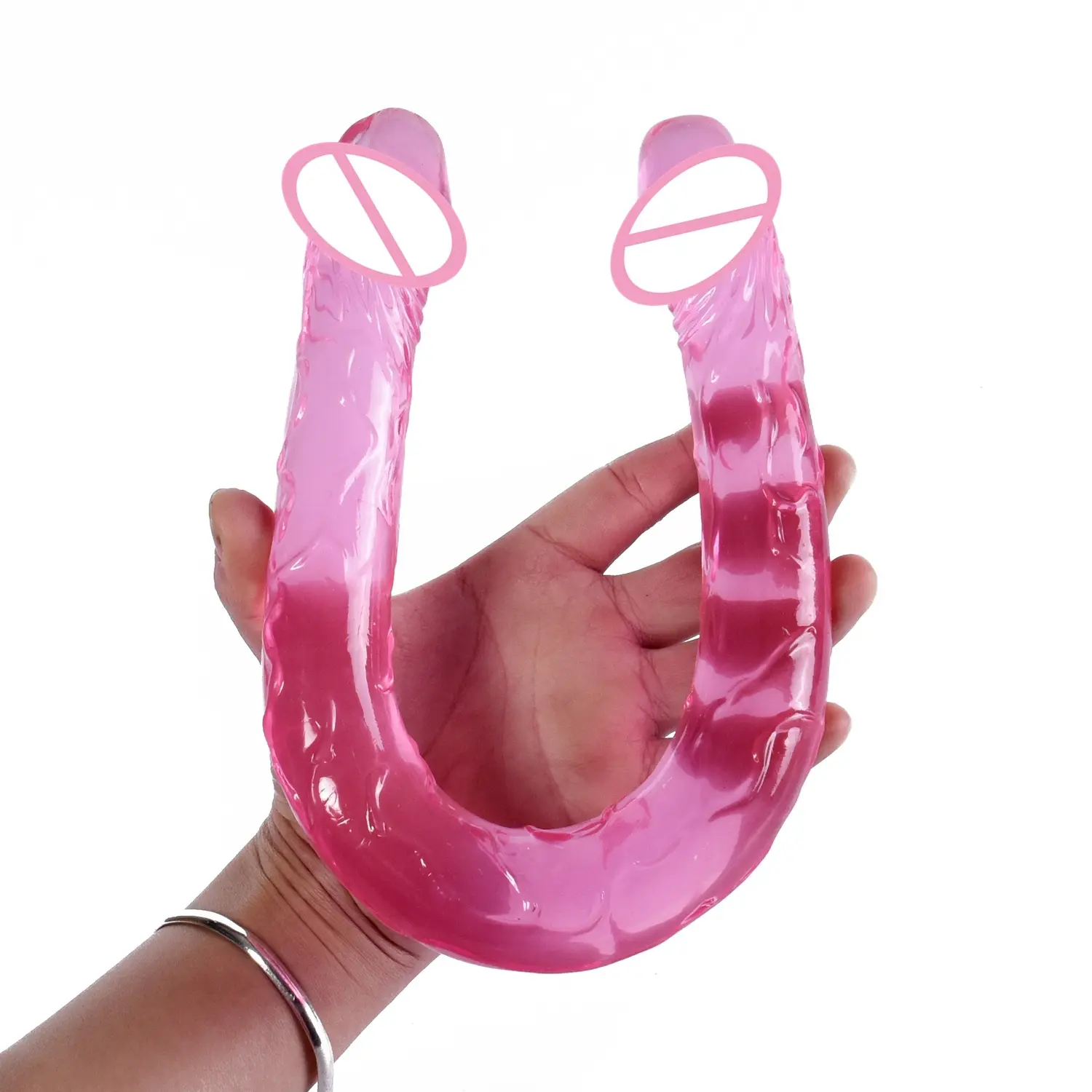 Negozio di prodotti del sesso giocattoli del sesso caldo Juguet Sexual Doboul Dildo Duo Head realistico enorme Silicone doppio Dildo per le donne giocattolo del sesso