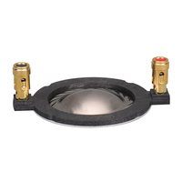 Altavoz de audio RGB Iluminación LED 34,4mm 34,5mm Alto Agudos Reemplazo Diafragma Membrana de tono alto Domo 34 Núcleo Plástico