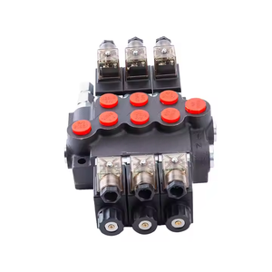 Vanne de commande directionnelle monobloc hydraulique à solénoïde à 2 bobines HUAMAO Z50 Z80 12V 24V, vanne hydraulique électrique - Product Image 6
