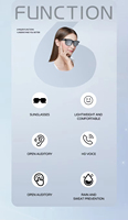 Gafas Inteligentes Xg88pro a Precio de Fábrica, Gafas de Sol Inalámbricas con Bluetooth, Micrófono y Altavoces Integrados, Asistente de Voz, Carga Magnética