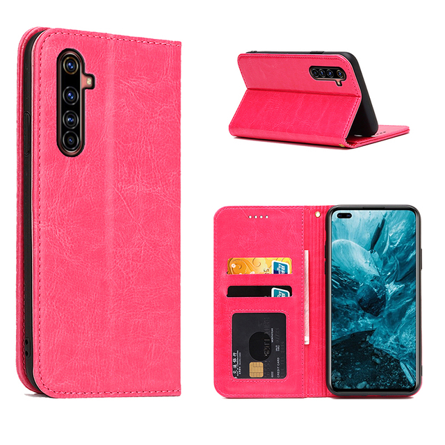 Shockproof Soft Leather Phone Case Back Cover for OPPO Realme X50 Pro 5G