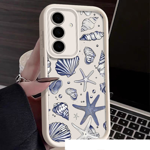 Custodia per Cellulare in TPU Antiurto con Stampa di Conchiglie e Stelle Marine, Stile Scala-Lente per <span class=keywords><strong>Samsung</strong></span> A14 A15 A16 <span class=keywords><strong>A21S</strong></span> A22 A23 A24 A25 - Product Image 6