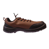 Chaussures de sécurité ACE basses pour le travail de construction, antidérapantes, confortables, imperméables, en cuir véritable, avec embout en acier pour la semelle intermédiaire, idéales pour l'été