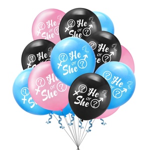 Lui o Lei Quello Che sarà Del Partito Gonfiabile Aerostati della Stagnola Foglio di Mylar Palloncini In Lattice Ragazzo e Una Ragazza di Genere Rivelare rifornimenti del partito - Product Image 5