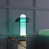 Lampe de chevet Style nordique, haute qualité, pour hôtel, salon, chambre à coucher, chevet, bureau, en verre créative, conception d'art