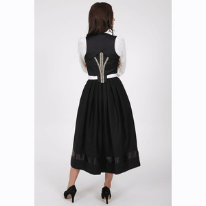 Nuovo Costume Oktoberfest Bavarese per Donne in Bianco e Nero, Abito da Carnevale e Festival in Due Colori - Product Image 5