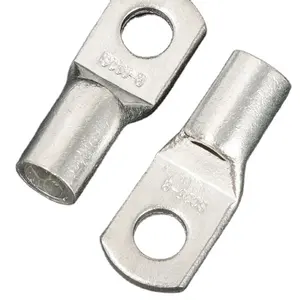 SC series Single hole SC10-10 tinned connectors electrical copper cable lugs tube terminal SC10-10