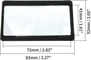 उपहार कार्ड लचीला व्यवसाय क्रेडिट आकार फ्रेशनेल लेंस pvc कार्ड आवर्धन ग्लास व्यक्तिगत बुकमार्क पढ़ने के लिए - Product Image 4