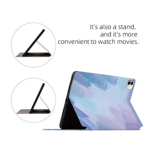 Funda Protectora de Lujo para Tablet con Diseño Artístico en Acuarela, Resistente a Impactos, Plegable, con Soporte, para <span class=keywords><strong>Realme</strong></span> <span class=keywords><strong>Pad</strong></span> 3 - Product Image 3
