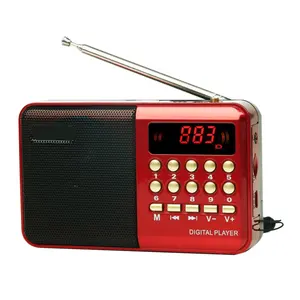 1Aaa Battery Pocket L 88 Small Digital Recarregvel 18650 Portable Mini Joc Fm Digitale Radio Receiver Recorder Kk-62