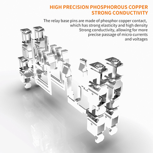 14f-2z-c2 8A 8Pin <span class=keywords><strong>Relay</strong></span> <span class=keywords><strong>Socket</strong></span> Epoxy bảo vệ điện áp Lý Thuyết <span class=keywords><strong>Relay</strong></span> cho các ứng dụng khác nhau - Product Image 5