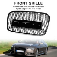 Usine De Voiture A6 S6 Pare-chocs Avant Grille RS6 Style Liook Avant Maille Nid D'abeille Noir Grille pour Audi A6 C7 S6 2012 2013 2014 2015