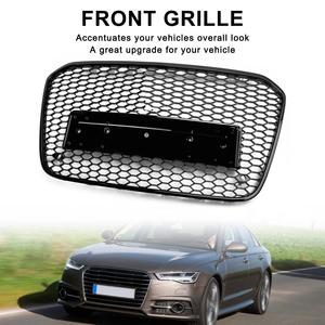 Usine De Voiture <span class=keywords><strong>A6</strong></span> S6 Pare-chocs Avant Grille RS6 Style Liook Avant Maille <span class=keywords><strong>Nid</strong></span> <span class=keywords><strong>D</strong></span>'<span class=keywords><strong>abeille</strong></span> Noir Grille pour <span class=keywords><strong>Audi</strong></span> <span class=keywords><strong>A6</strong></span> <span class=keywords><strong>C7</strong></span> S6 2012 2013 2014 2015 - Product Image 5