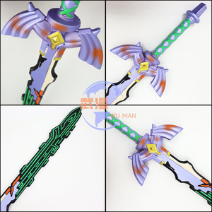 Runes <span class=keywords><strong>Master</strong></span> <span class=keywords><strong>Sword</strong></span> <span class=keywords><strong>Zelda</strong></span> phá hủy Thanh Kiếm đồ chơi chống đỡ PU mềm cao su trẻ em mô hình trò chơi thanh kiếm - Product Image 4