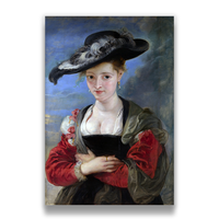 Classique Lady Portrait Peinture À L'huile À La Main Toile Art Romantique Femme Mur Décor pour La Maison Hôtel