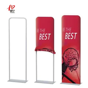 Promotion Wholesales Low MOQ China Factory Dublimation Printing Custom Design Logo Tension Fabric Stand for Commercial Display