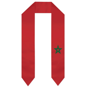 Étole de remise de diplôme nationale de Curaçao 2026 pour étudiants en échange universitaire, unisexe adulte, assortie à la bannière de remise de diplôme, 72 pouces de long - Product Image 4