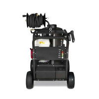 Nettoyeur haute pression à eau chaude 4000 PSI avec moteur essence 14 CV pour dégager la boue des cours et nettoyer la graisse des machines