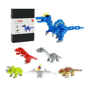 YIRUN dinosaur building block tyrannosaurus rex figure dino model giocattoli educativi pterosaur building block mattoni