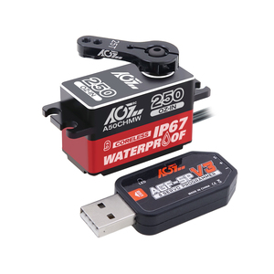 AGFRC A50CHMW 18KG รถดริฟท์ RC ดิจิตอลแบบตั้งโปรแกรมได้ โครงโลหะแบบบาง 8.4V HV IP67 กันน้ำ พร้อมมอเตอร์ไร้แกน - Product Image 3