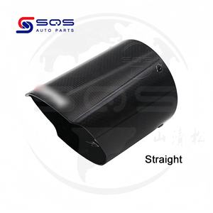 Embouts d'échappement SQS en fibre de carbone de haute qualité pour embouts d'échappement Akrapovic pour BMW M3 M4 M5 M6 pour <span class=keywords><strong>AUDI</strong></span> Q3 <span class=keywords><strong>Q4</strong></span> Q5 Q7 tuyau d'échappement de silencieux - Product Image 2