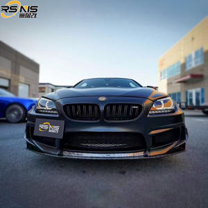 กันชนหน้ารถยนต์กันชน F13 F12สำหรับ BMW 6 Series, กันชนด้านหลังขอบข้างกันชนคาร์บอนไฟเบอร์ PD <span class=keywords><strong>สวย</strong></span>ชุดบอดี้กว้างสไตล์ - Product Image 3