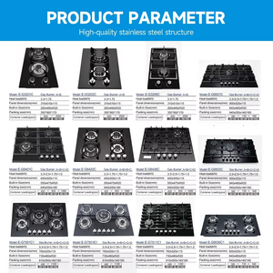 Cuisinière à gaz encastrable personnalisée OEM avec boutons métalliques ergonomiques <span class=keywords><strong>pour</strong></span> une régulation <span class=keywords><strong>de</strong></span> la flamme fluide et précise - Product Image 3
