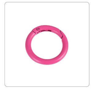 Anneau à ressort en alliage de zinc en forme de C de 24 mm, porte-clés coloré, anneau de retenue en spirale pour pièces mécaniques d'arbre - Product Image 1
