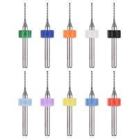 Micro-forets en tungstène pour circuits imprimés, tige droite, 1,1 mm, 2,2 mm, pour modèles de voitures, camions, avions, bateaux, arts, artisanat, travail du bois