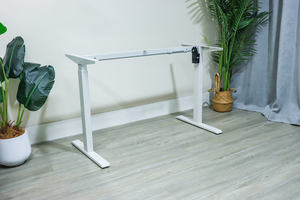 Bureau assis-debout électrique ergonomique à hauteur réglable rapide (20 mm/<span class=keywords><strong>s</strong></span>) avec double moteur pour la maison, le bureau et les meubles de bâtiment - Product Image 4