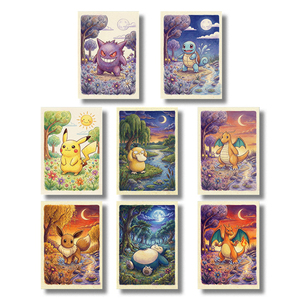 YZ Scatole Cieche <span class=keywords><strong>di</strong></span> Alta Qualità Eif Baby <span class=keywords><strong>Pikachu</strong></span> Eevee Gengar Pokemoned Wandering Gallery Pannello Artistico in Acrilico Booster Box Gioco da Tavolo - Product Image 5