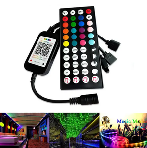 Réglable Automatique Musique Commande Vocale <span class=keywords><strong>44</strong></span> Touches RVB <span class=keywords><strong>Color</strong></span>é Couleurs Courantes Led Bandes Lumière Télécommande En Gros - Product Image 6